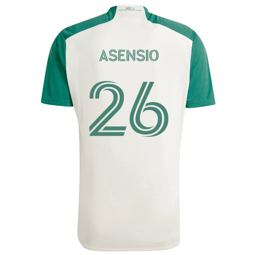 Kids Football Charlie Asensio #26 Tan Green Away Jersey 2024/25 T-Shirt Australia