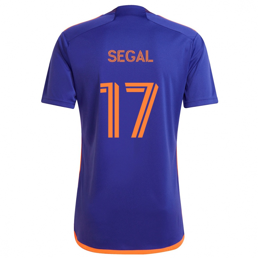 Kids Football Gabriel Segal #17 Purple Orange Away Jersey 2024/25 T-Shirt Australia