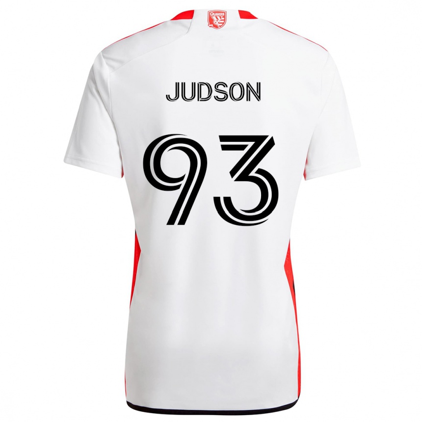 Kids Football Judson #93 White Red Away Jersey 2024/25 T-Shirt Australia