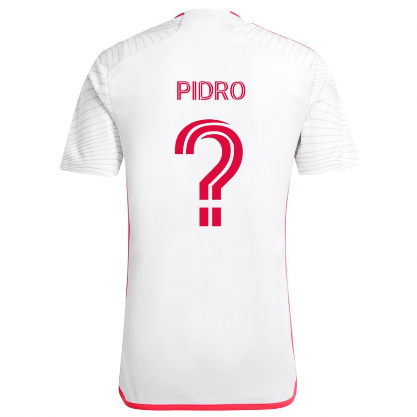 Kids Football Selmir Pidro #0 White Red Away Jersey 2024/25 T-Shirt Australia