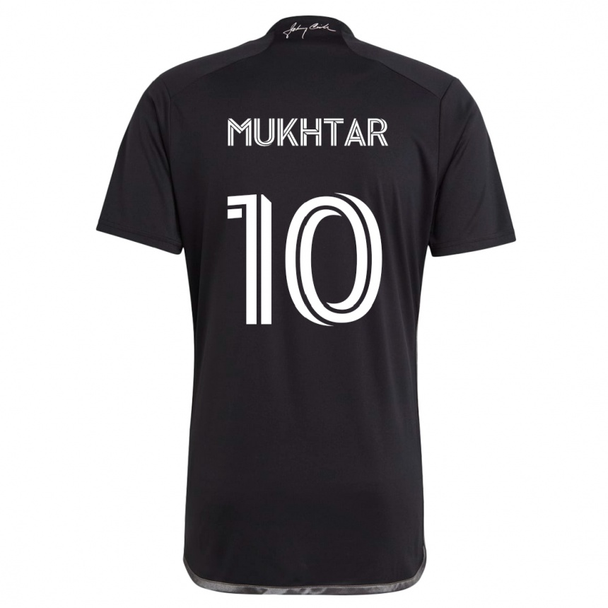 Kids Football Hany Mukhtar #10 Black Away Jersey 2024/25 T-Shirt Australia