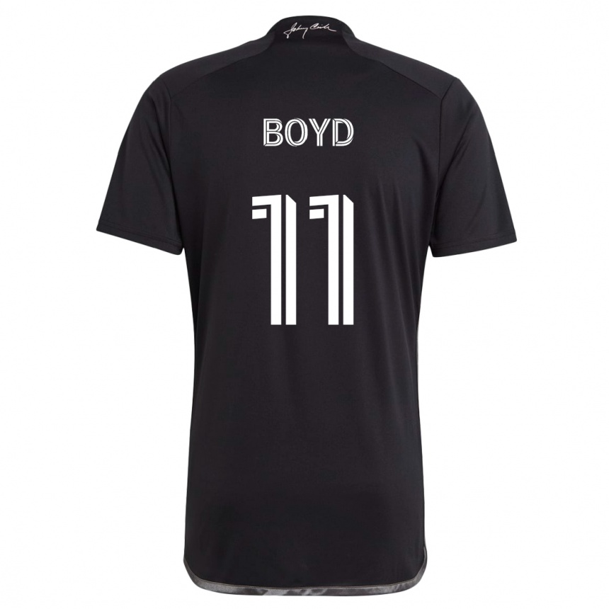 Kids Football Tyler Boyd #11 Black Away Jersey 2024/25 T-Shirt Australia