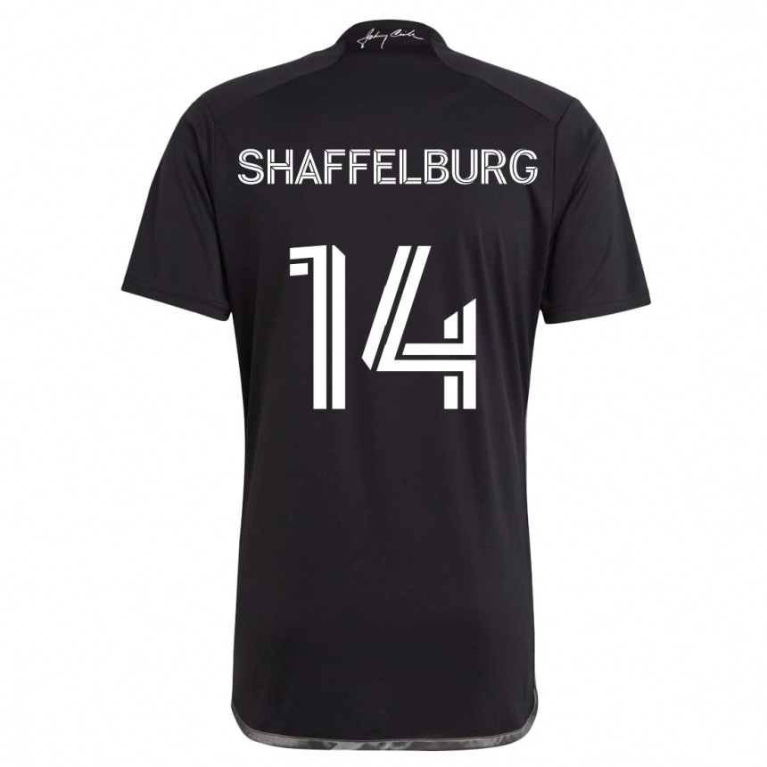 Kids Football Jacob Shaffelburg #14 Black Away Jersey 2024/25 T-Shirt Australia