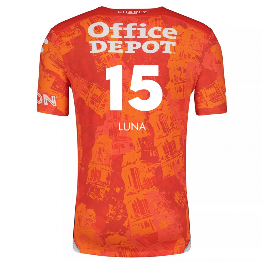 Kids Football Israel Luna #15 Orange White Away Jersey 2024/25 T-Shirt Australia