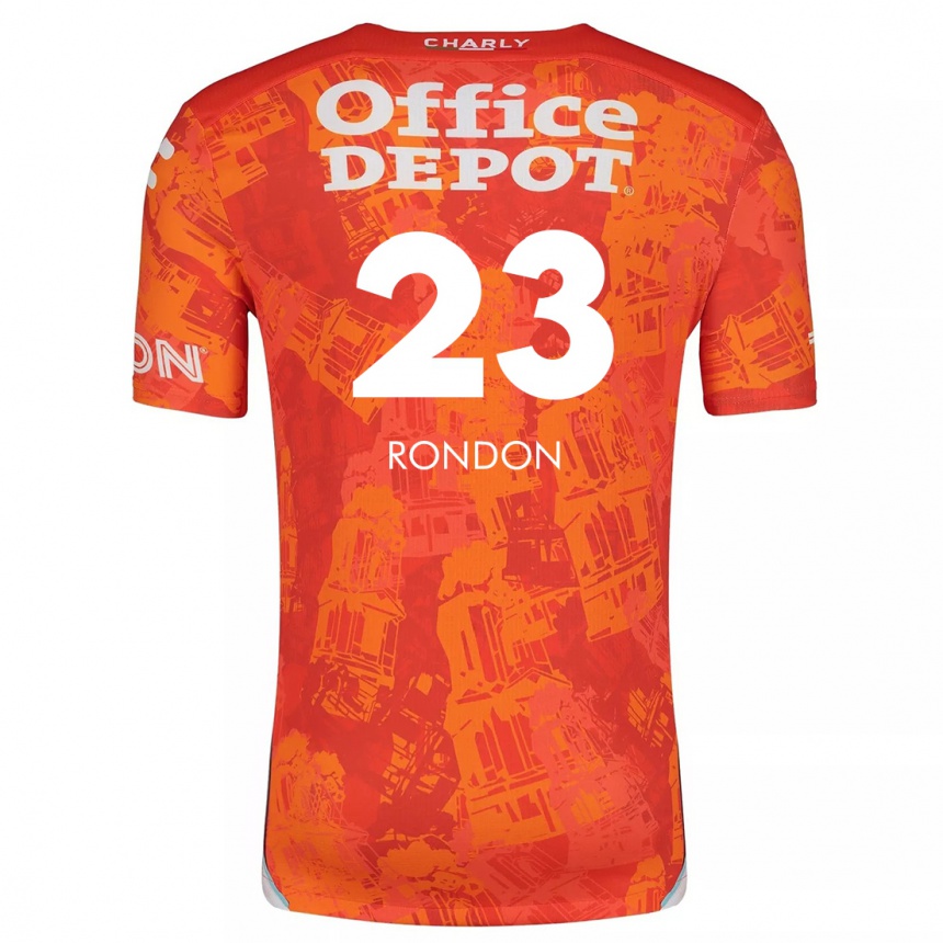 Kids Football Salomón Rondón #23 Orange White Away Jersey 2024/25 T-Shirt Australia