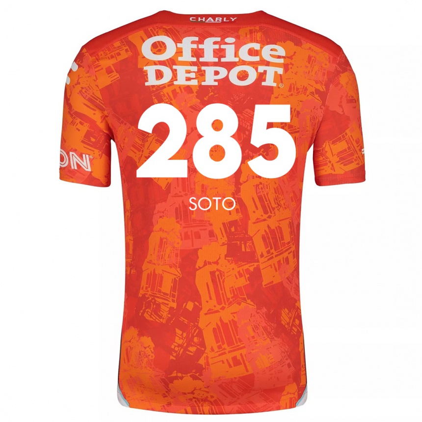 Kids Football Edwin Soto #285 Orange White Away Jersey 2024/25 T-Shirt Australia