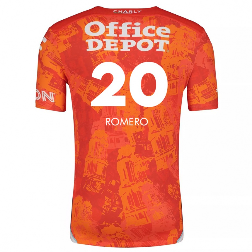 Kids Football Tamara Romero #20 Orange White Away Jersey 2024/25 T-Shirt Australia