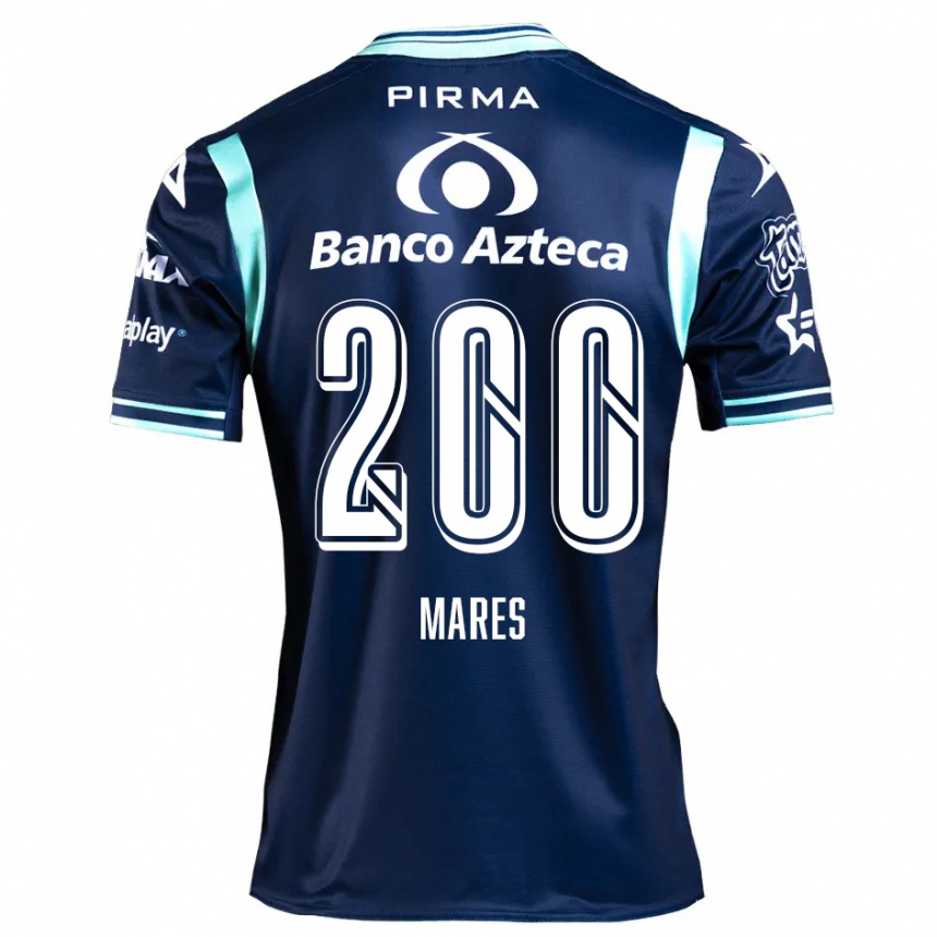 Kids Football Cristian Mares #200 Navy Blue Away Jersey 2024/25 T-Shirt Australia