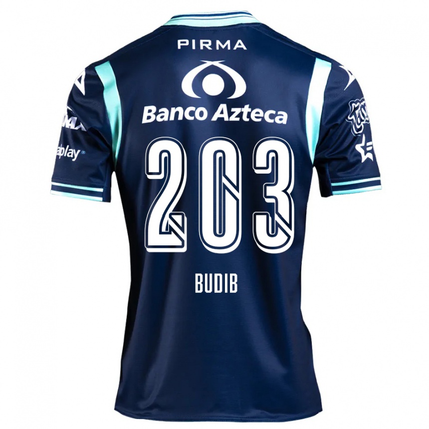 Kids Football Pedro Budib #203 Navy Blue Away Jersey 2024/25 T-Shirt Australia