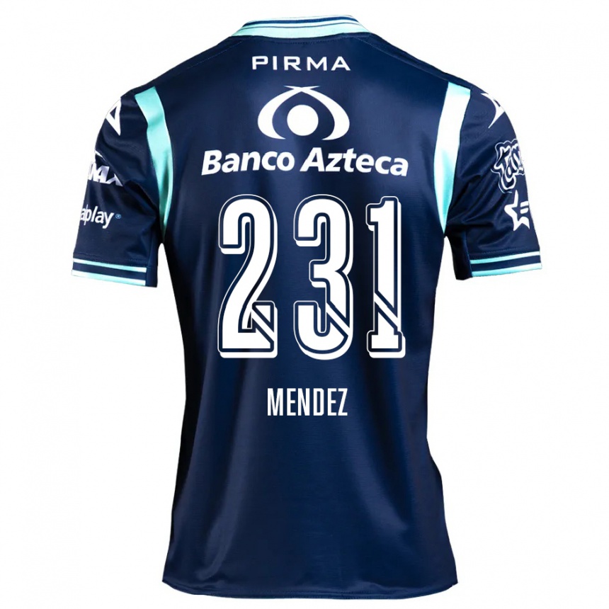 Kids Football Alejandro Méndez #231 Navy Blue Away Jersey 2024/25 T-Shirt Australia