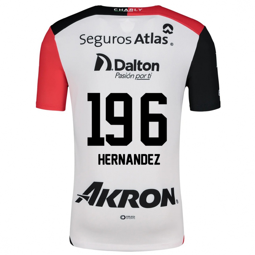 Kids Football Miguel Hernández #196 White Red Black Away Jersey 2024/25 T-Shirt Australia