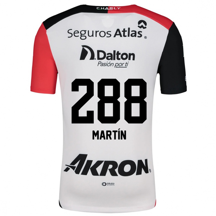 Kids Football José Martín #288 White Red Black Away Jersey 2024/25 T-Shirt Australia