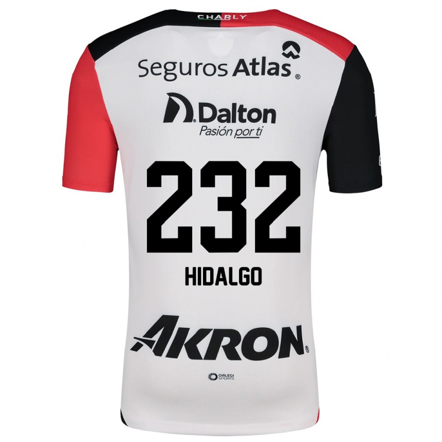 Kids Football Óscar Hidalgo #232 White Red Black Away Jersey 2024/25 T-Shirt Australia