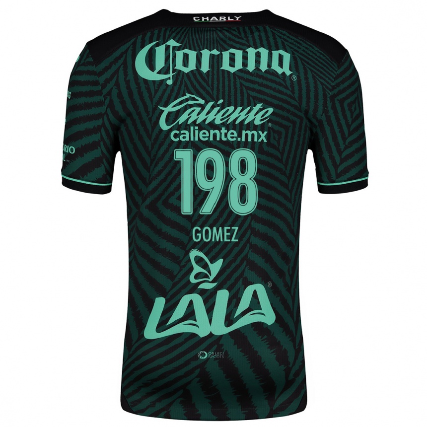 Kids Football Isaác Gómez #198 Black Green Away Jersey 2024/25 T-Shirt Australia