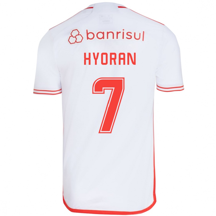 Kids Football Hyoran #7 White Red Away Jersey 2024/25 T-Shirt Australia