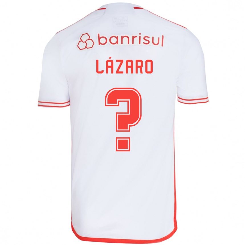 Kids Football Lázaro #0 White Red Away Jersey 2024/25 T-Shirt Australia