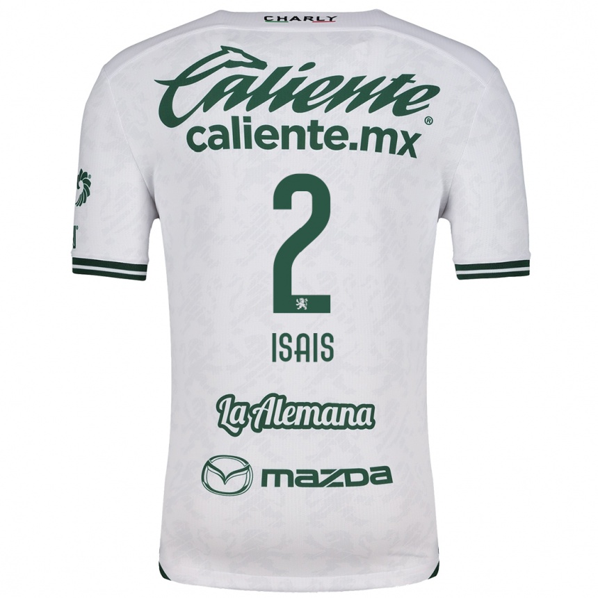 Kids Football Mauricio Isaís #2 White Green Away Jersey 2024/25 T-Shirt Australia