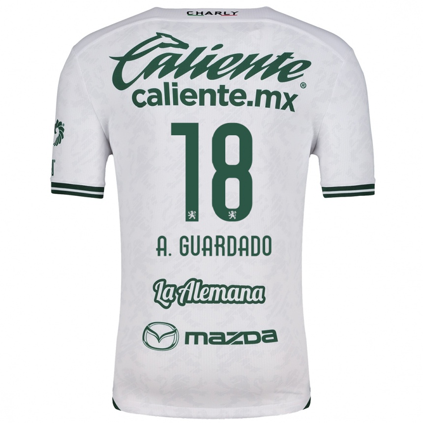 Kids Football Andrés Guardado #18 White Green Away Jersey 2024/25 T-Shirt Australia