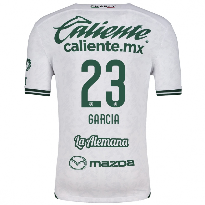 Kids Football Óscar García #23 White Green Away Jersey 2024/25 T-Shirt Australia