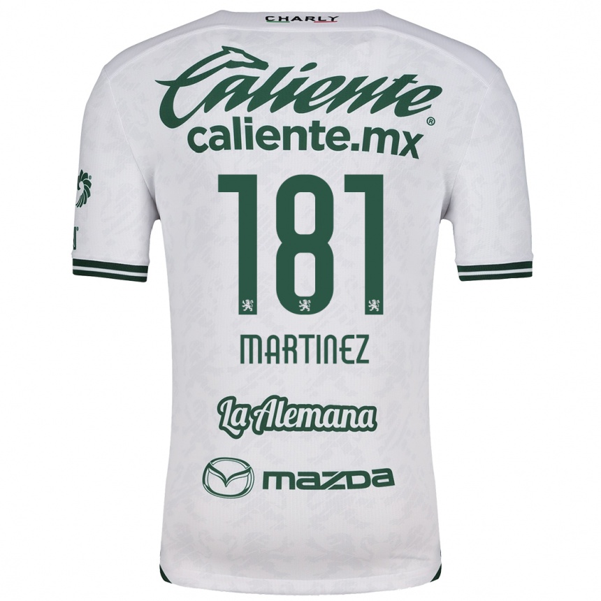 Kids Football Irving Martínez #181 White Green Away Jersey 2024/25 T-Shirt Australia