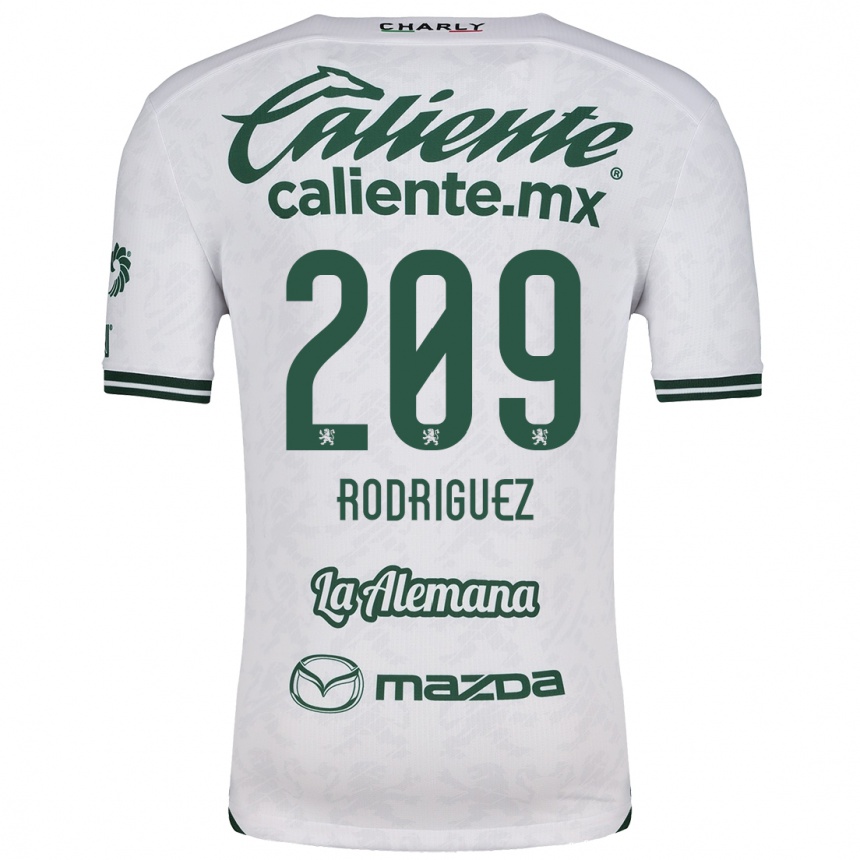 Kids Football Víctor Rodríguez #209 White Green Away Jersey 2024/25 T-Shirt Australia