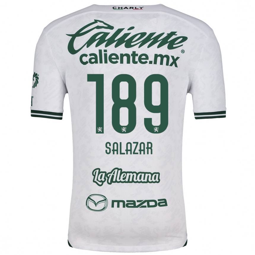 Kids Football José Salazar #189 White Green Away Jersey 2024/25 T-Shirt Australia