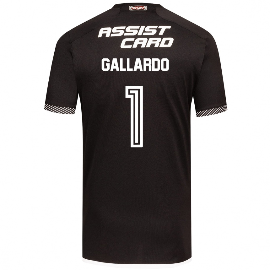 Kids Football Alexia Gallardo #1 Black White Away Jersey 2024/25 T-Shirt Australia