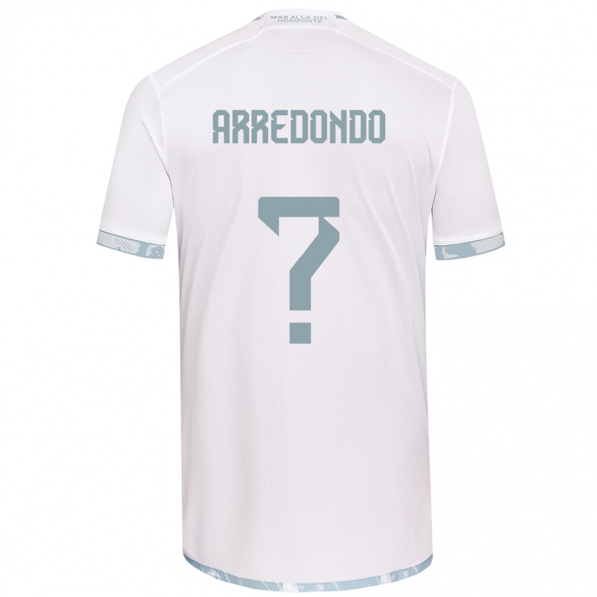 Kids Football Milovan Arredondo #0 White Grey Away Jersey 2024/25 T-Shirt Australia