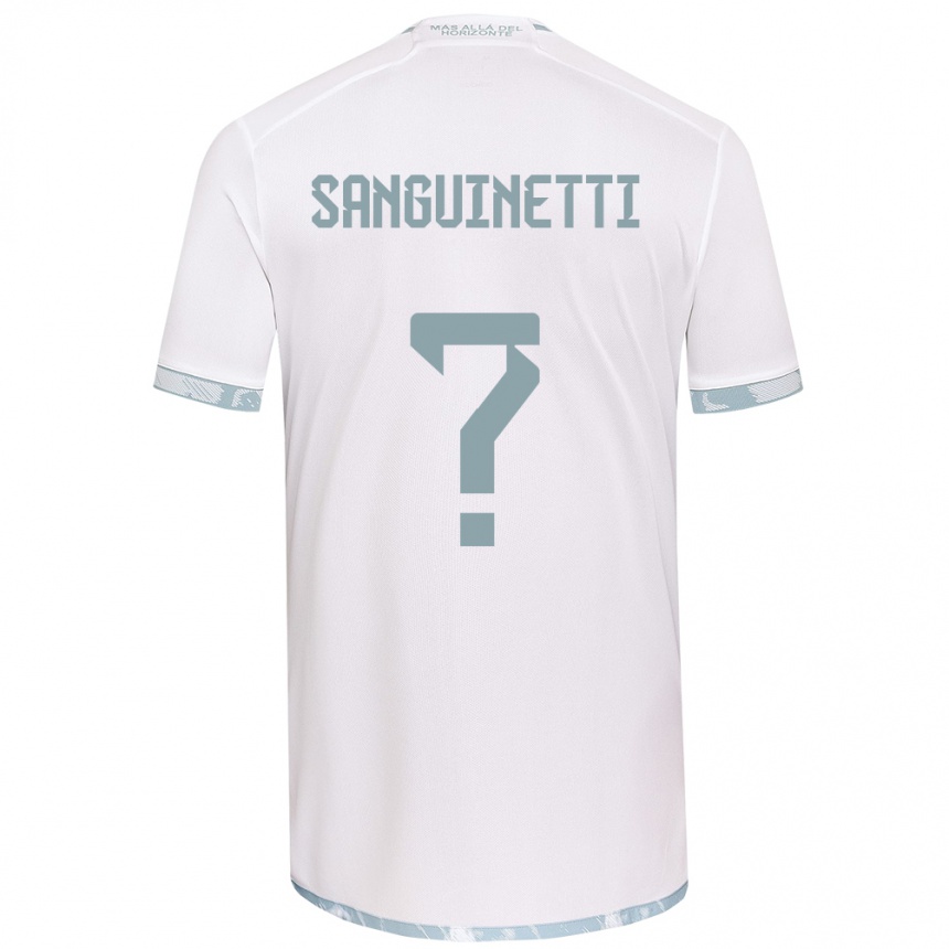 Kids Football Fernando Osorio Sanguinetti #0 White Grey Away Jersey 2024/25 T-Shirt Australia