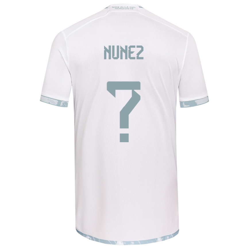 Kids Football Renato Nuñez #0 White Grey Away Jersey 2024/25 T-Shirt Australia