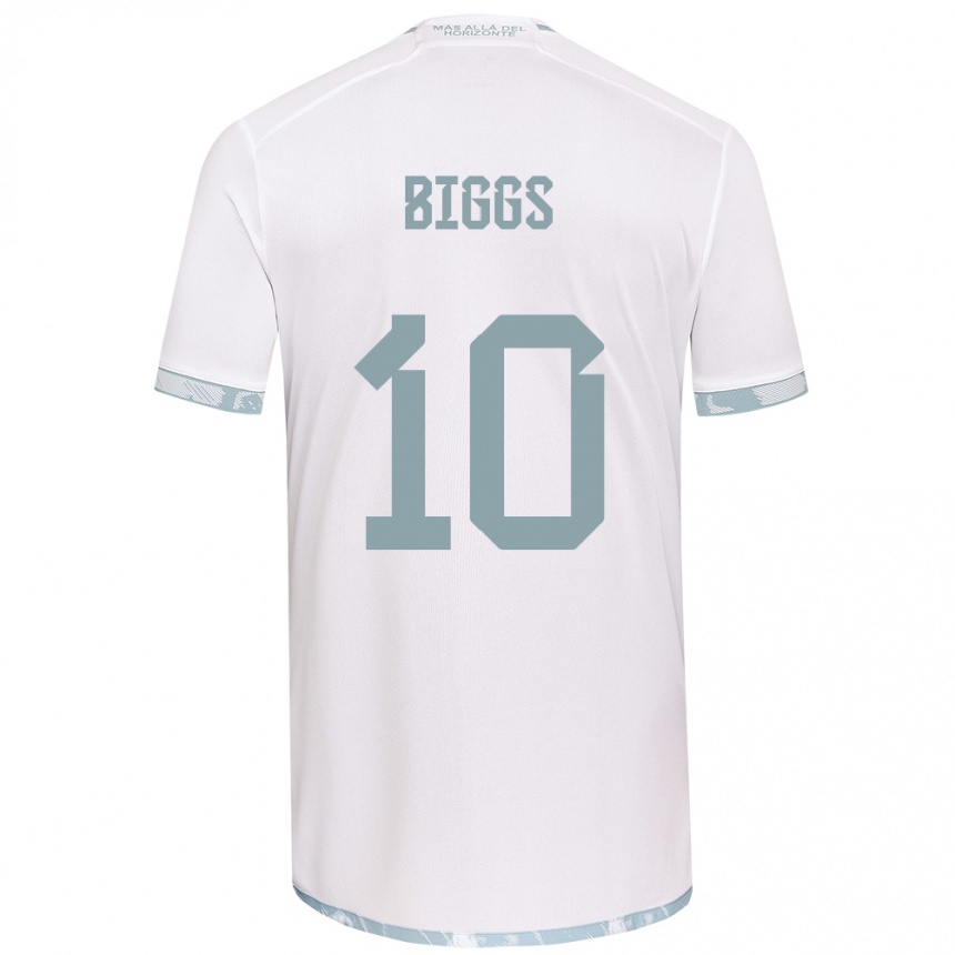 Kids Football Nicole Denise Fajre Biggs #10 White Grey Away Jersey 2024/25 T-Shirt Australia