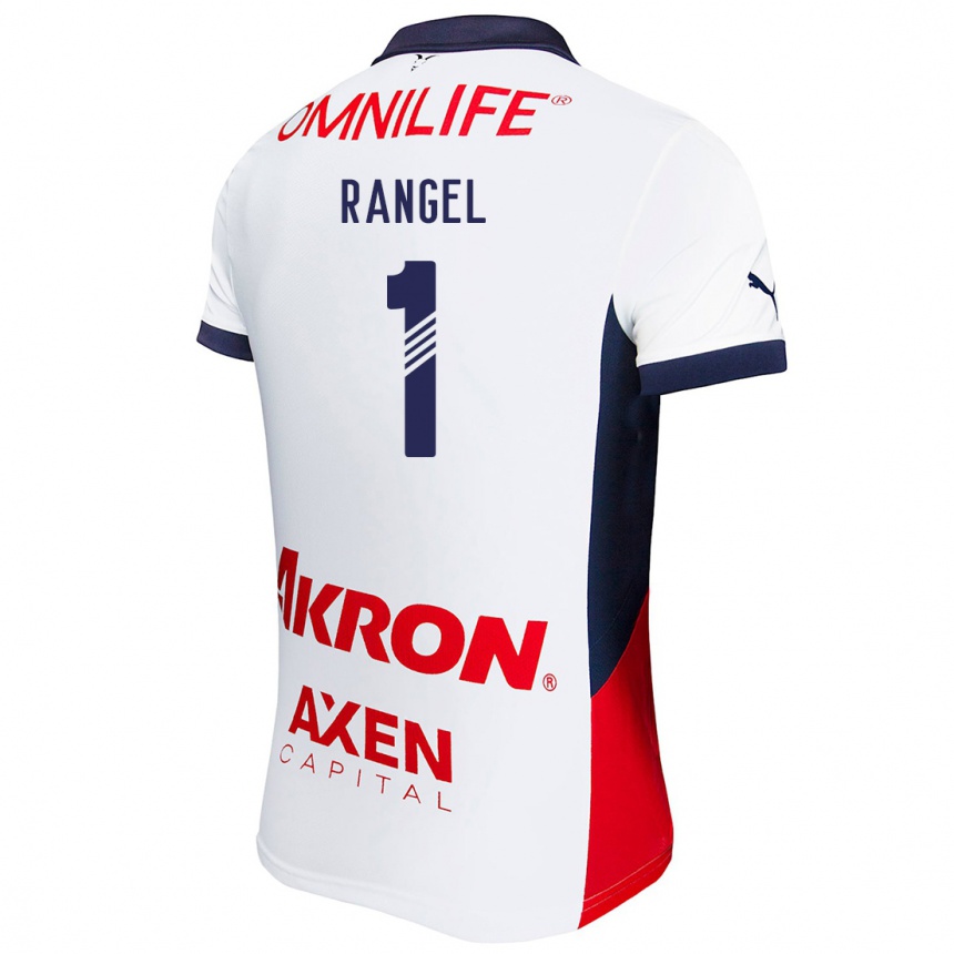 Kids Football José Rangel #1 White Red Blue Away Jersey 2024/25 T-Shirt Australia