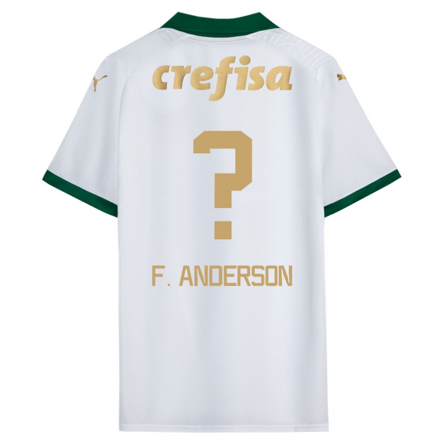 Kids Football Felipe Anderson #0 White Green Away Jersey 2024/25 T-Shirt Australia