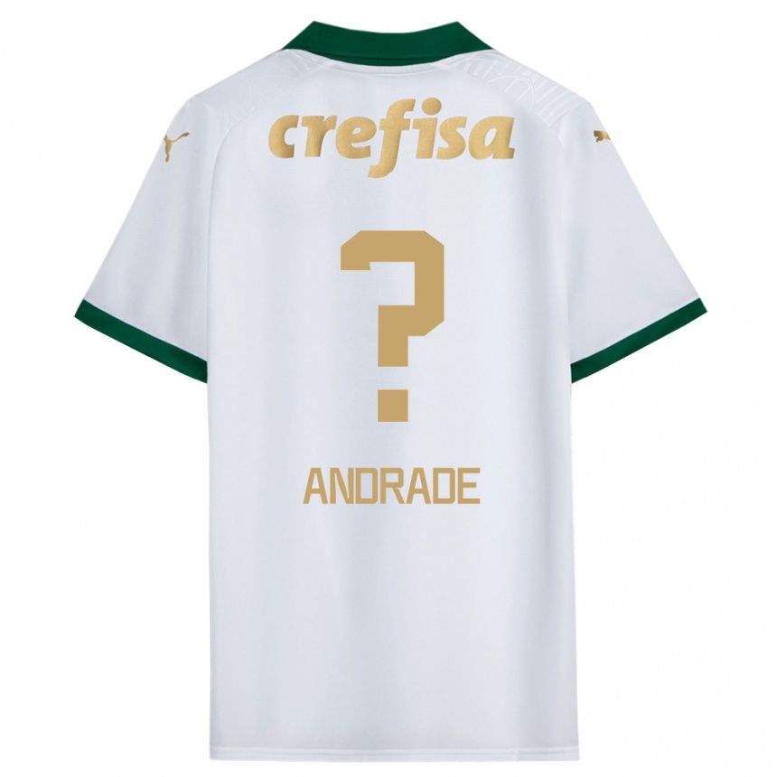 Kids Football Deivid Andrade #0 White Green Away Jersey 2024/25 T-Shirt Australia