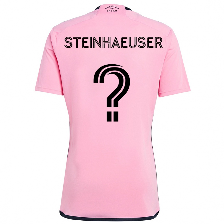 Men Football Marcus Steinhaeuser #0 Pink Home Jersey 2024/25 T-Shirt Australia