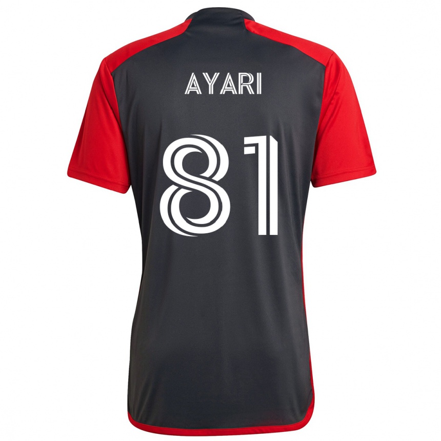 Men Football Hassan Ayari #81 Grayn Red Home Jersey 2024/25 T-Shirt Australia