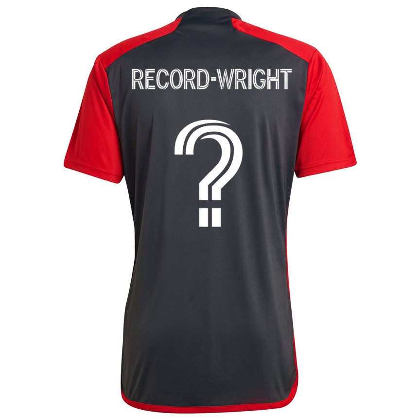 Men Football Kemari Record-Wright #0 Grayn Red Home Jersey 2024/25 T-Shirt Australia