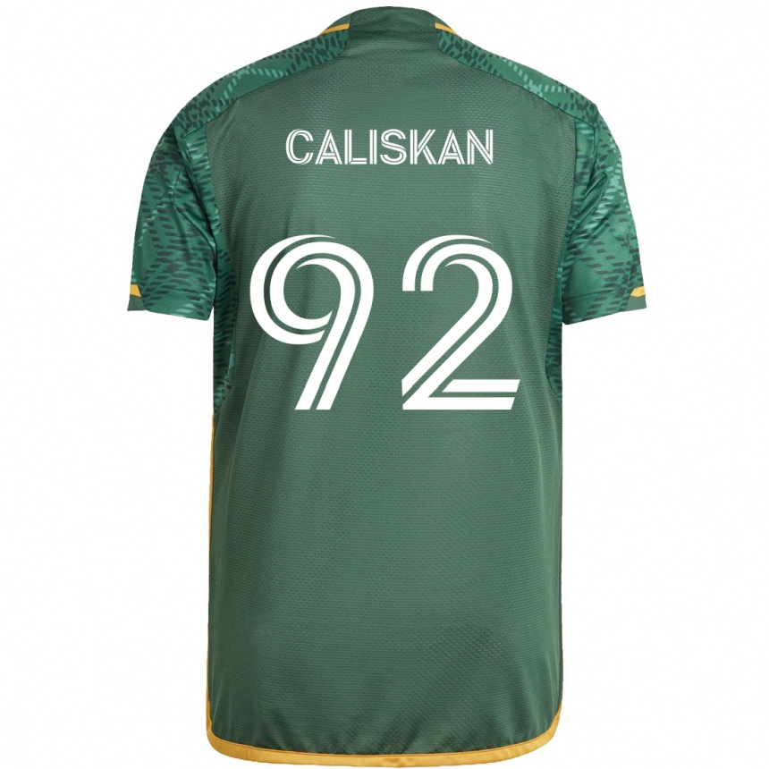 Men Football Noel Caliskan #92 Green Orange Home Jersey 2024/25 T-Shirt Australia