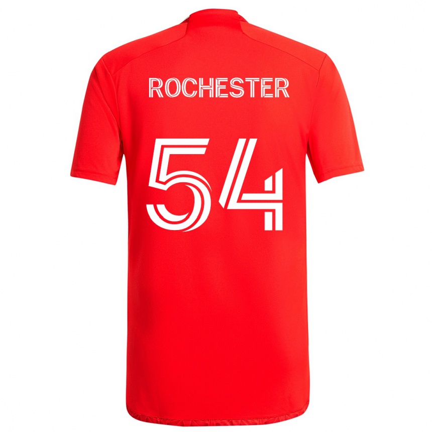 Men Football Lamonth Rochester #54 Red White Home Jersey 2024/25 T-Shirt Australia