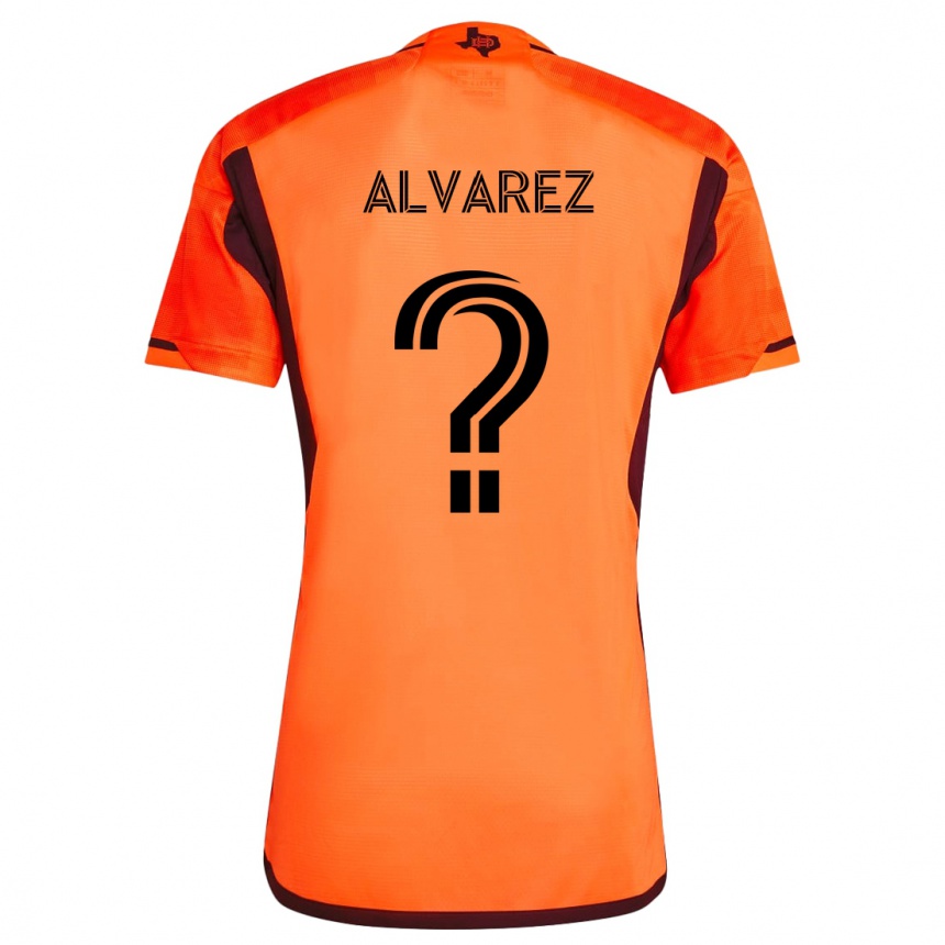 Men Football Gianmarco Alvarez #0 Orange Black Home Jersey 2024/25 T-Shirt Australia