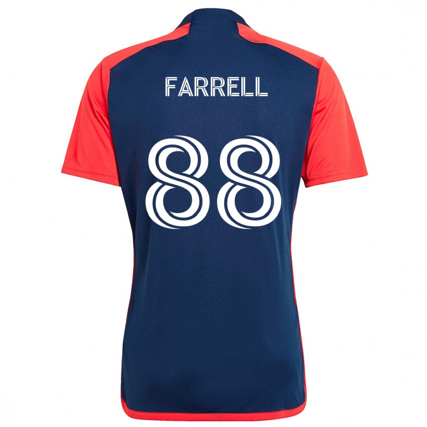 Men Football Andrew Farrell #88 Blue Red Home Jersey 2024/25 T-Shirt Australia