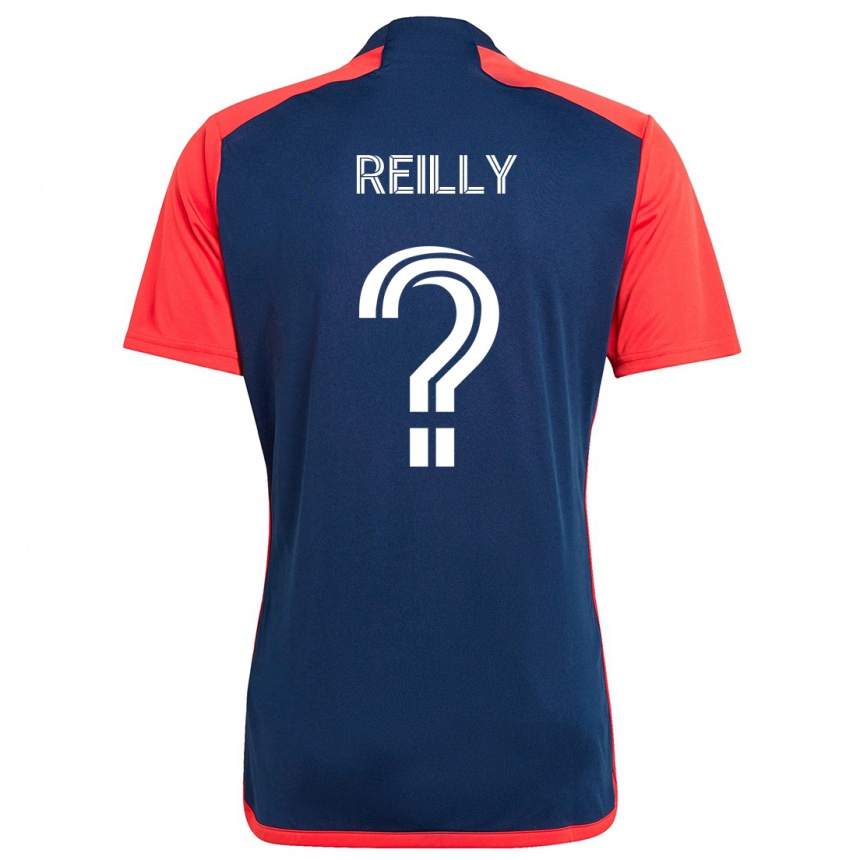 Men Football Aidan Reilly #0 Blue Red Home Jersey 2024/25 T-Shirt Australia