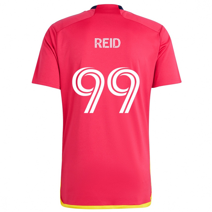 Men Football Jayden Reid #99 Red Blue Home Jersey 2024/25 T-Shirt Australia