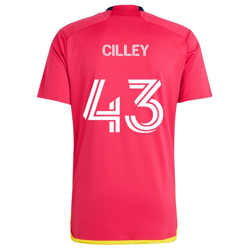 Men Football Cam Cilley #43 Red Blue Home Jersey 2024/25 T-Shirt Australia