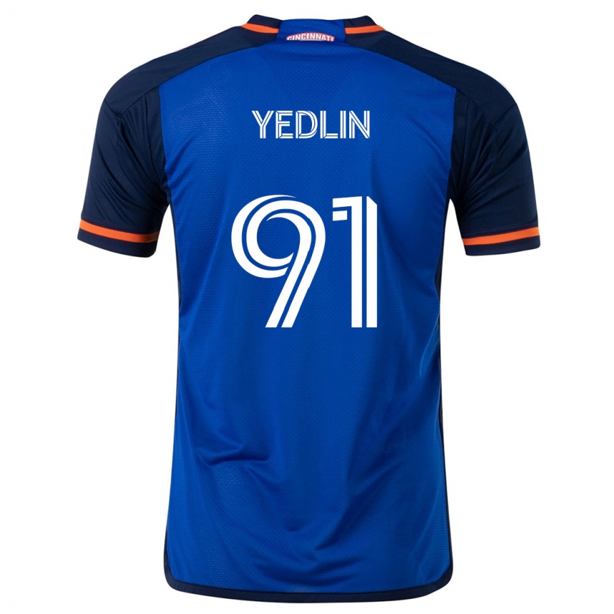 Men Football Deandre Yedlin #91 Blue White Home Jersey 2024/25 T-Shirt Australia