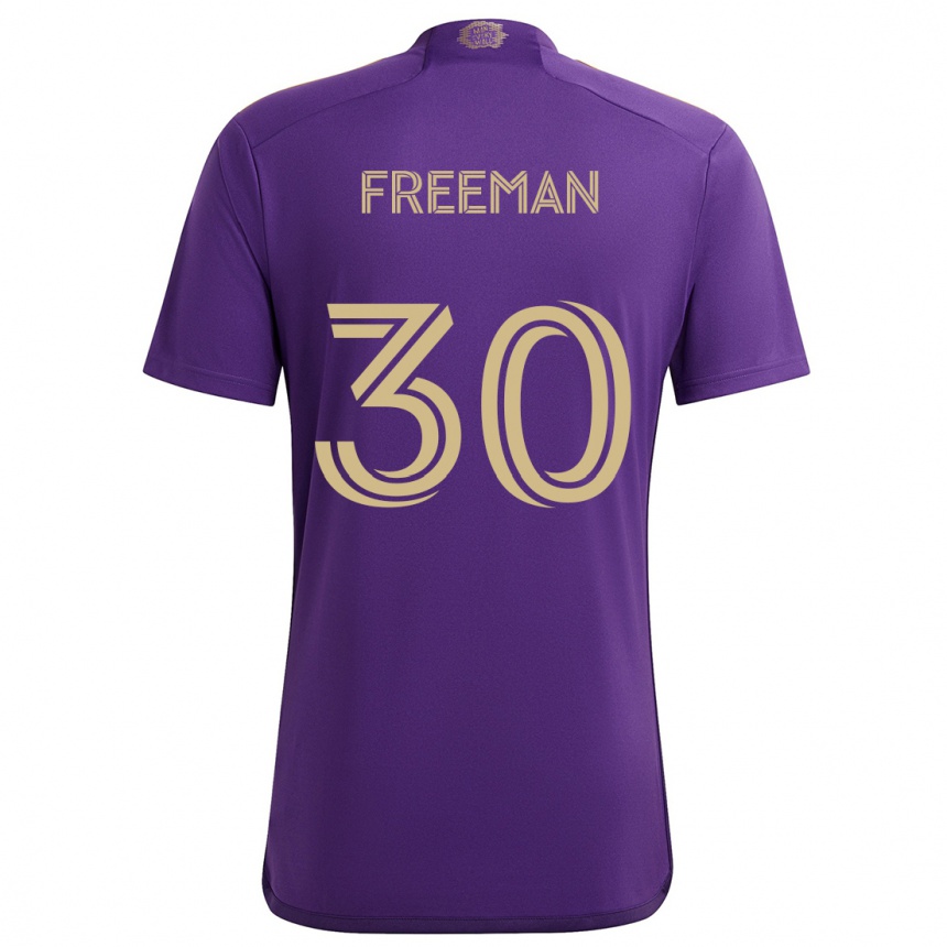 Men Football Alex Freeman #30 Purple Yellow Home Jersey 2024/25 T-Shirt Australia