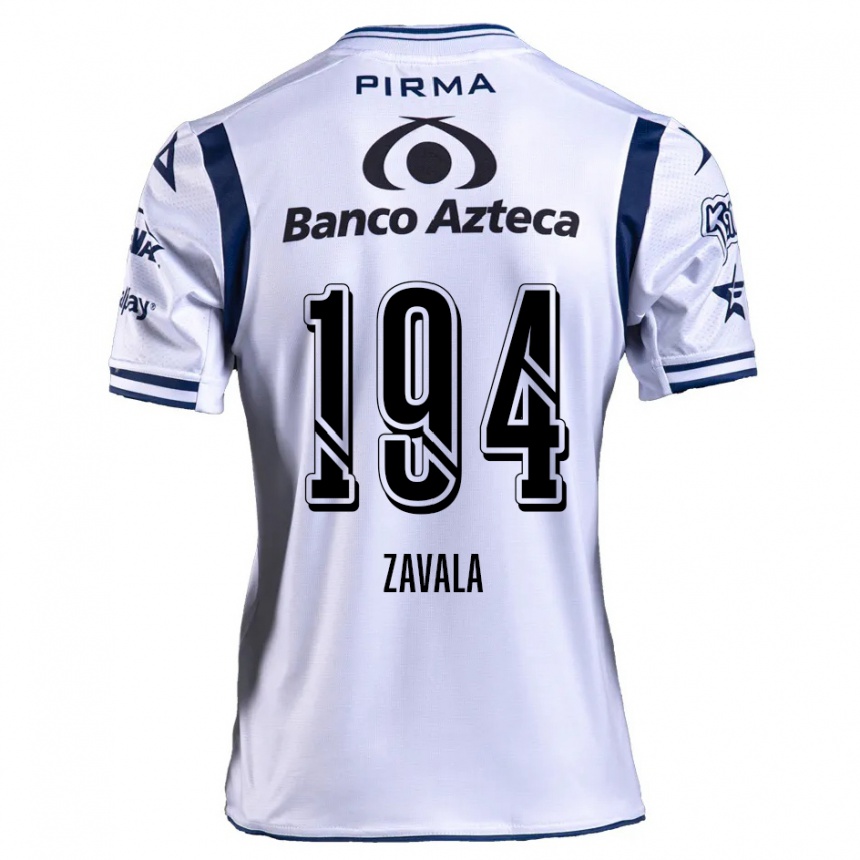 Men Football Arath Zavala #194 White Navy Blue Home Jersey 2024/25 T-Shirt Australia