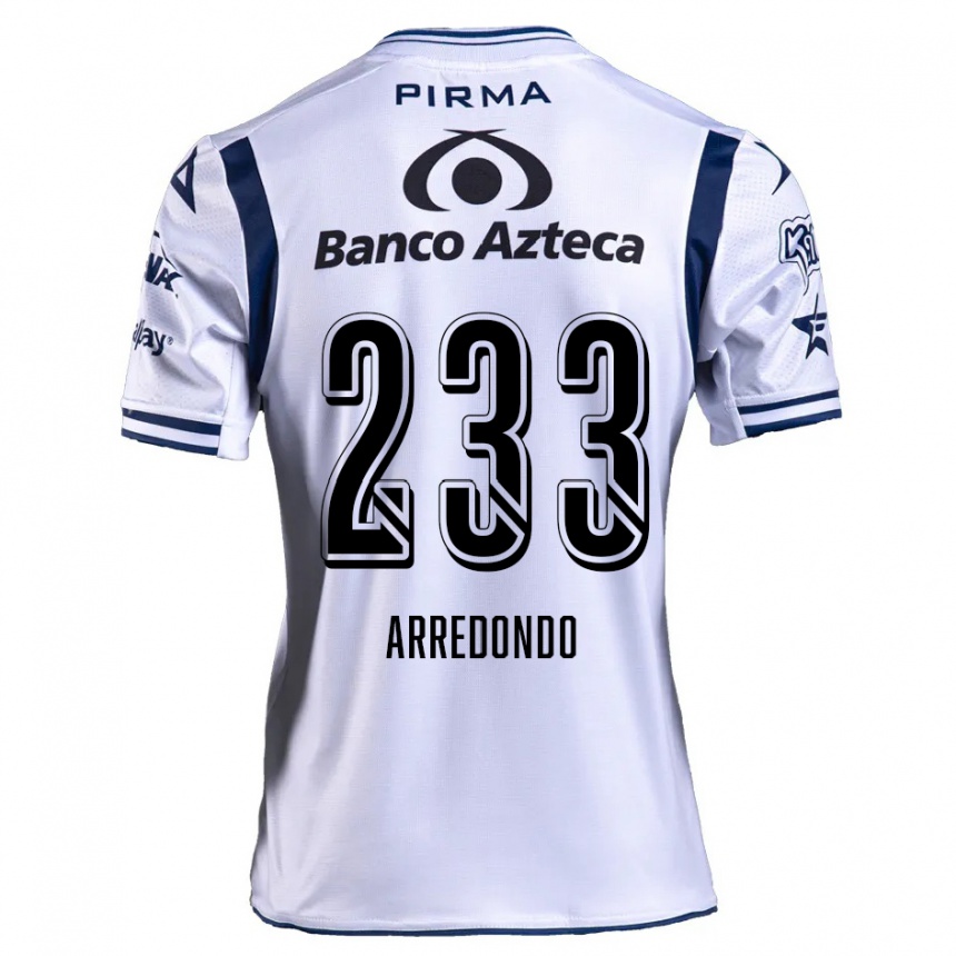 Men Football Ángel Arredondo #233 White Navy Blue Home Jersey 2024/25 T-Shirt Australia