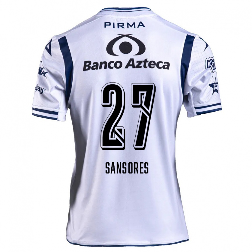 Men Football Miguel Sansores #27 White Navy Blue Home Jersey 2024/25 T-Shirt Australia