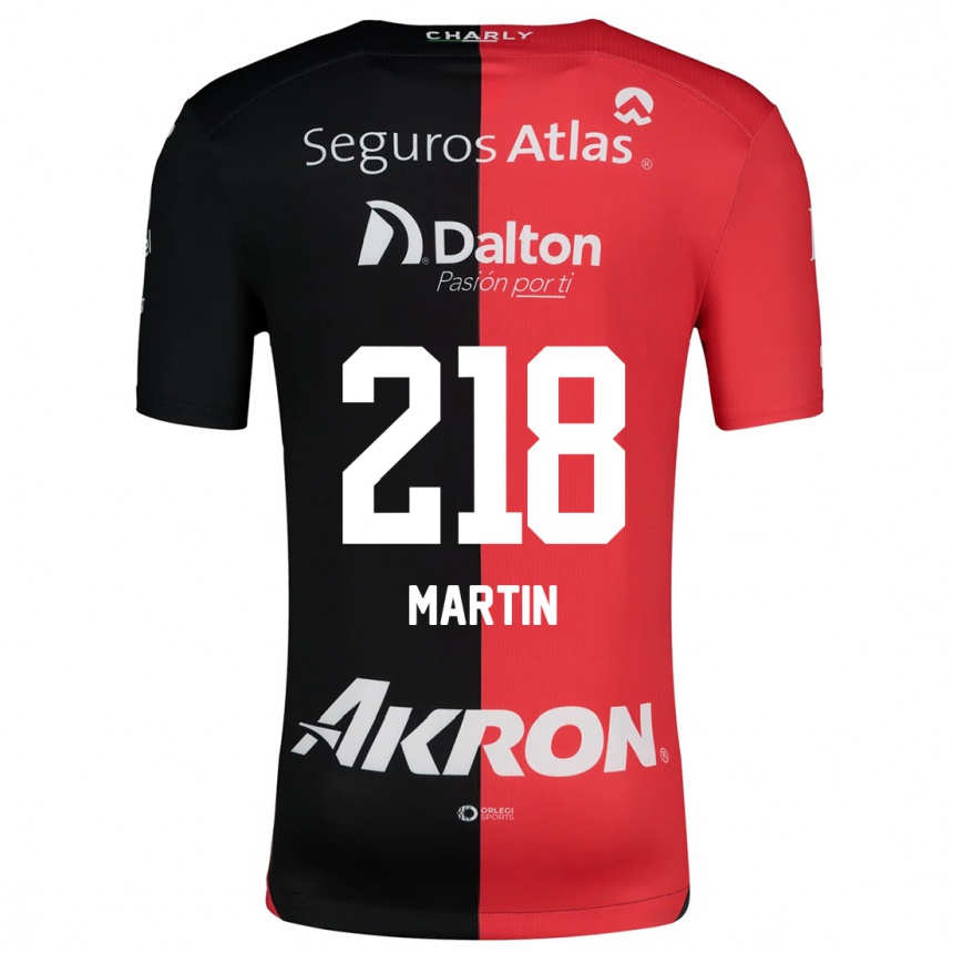 Men Football Jorge San Martín #218 Red Black Home Jersey 2024/25 T-Shirt Australia